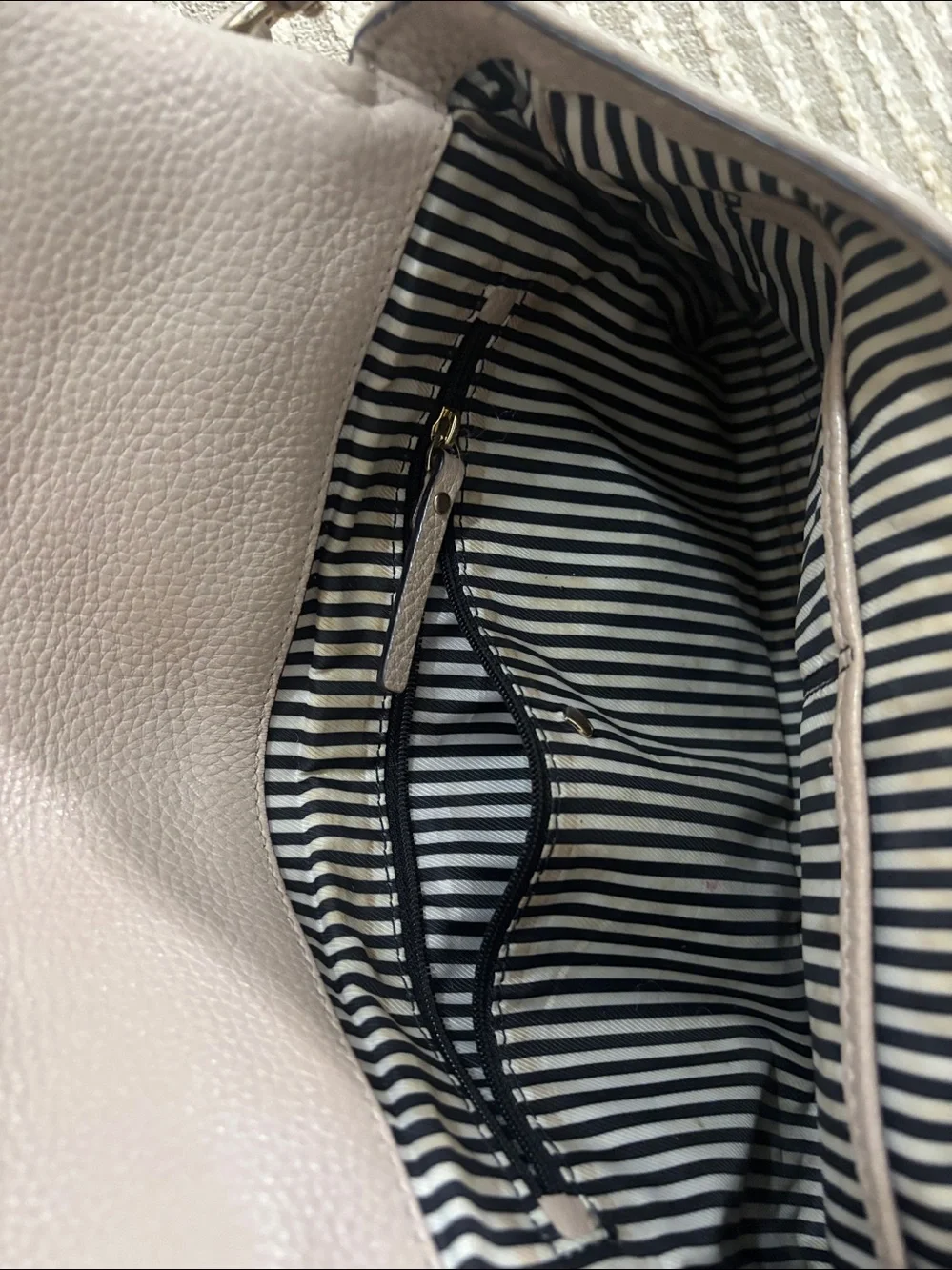 Kate Spade Leila Mini Crossbody Pebbled Leather Fold-Over‎ Crossbody Bag